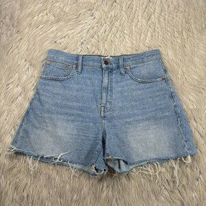Madewell Light Wash‎ High Rise Denim Shorts